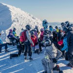 Nauka jazdy na nartach na Chopoku
