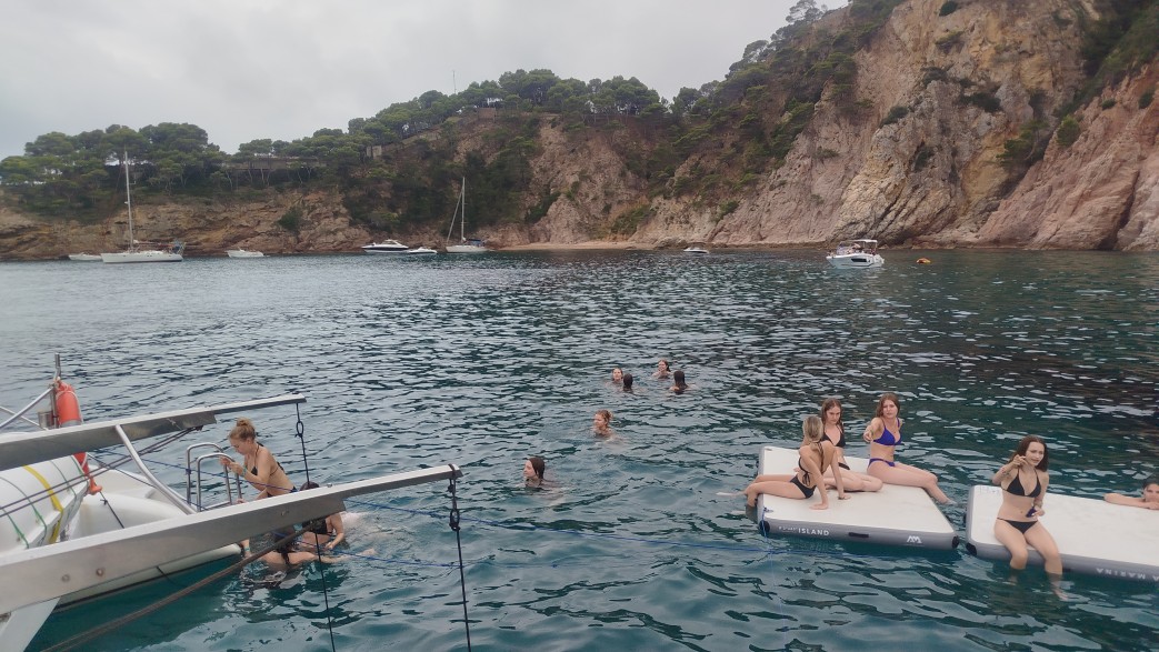 Obóz samolotowy party zone w Hiszpanii