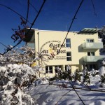 Zima Hotel Zur Post Ossiach- Austria karyntia zima