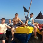 Letni obóz młodzieżowy nad morzem