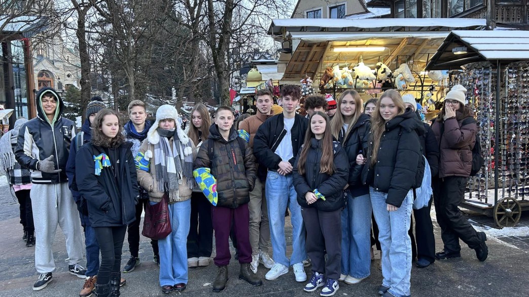 młodzież zima Zakopane