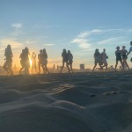 młodzież na obozie w Rimini