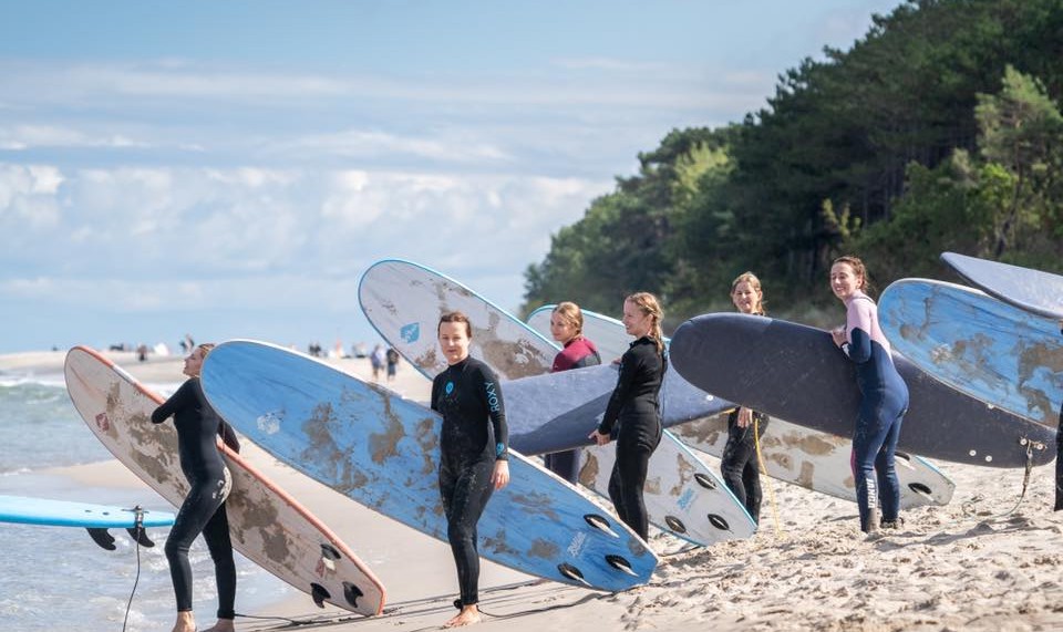 obóz surfingowy w Jastarni
