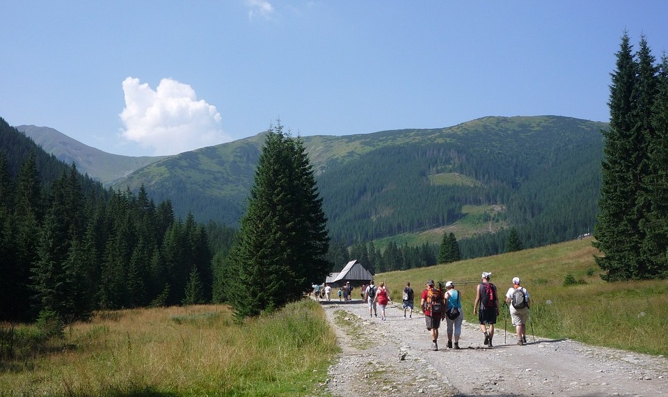 Wędrówka po Tatrach-panorama górska