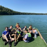obóz młodzieżowy nad jeziorem, aktywnie na kajaku i na wodzie