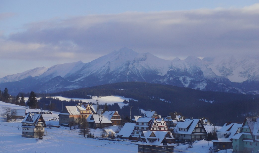 Zakopane-Widok na Tatry